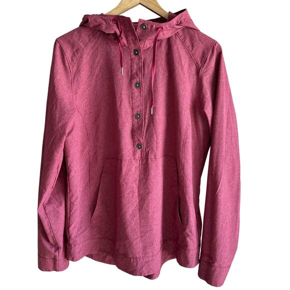 Marmot Lorey Long sleeve Hoody Top Red L 47440 - Picture 1 of 15